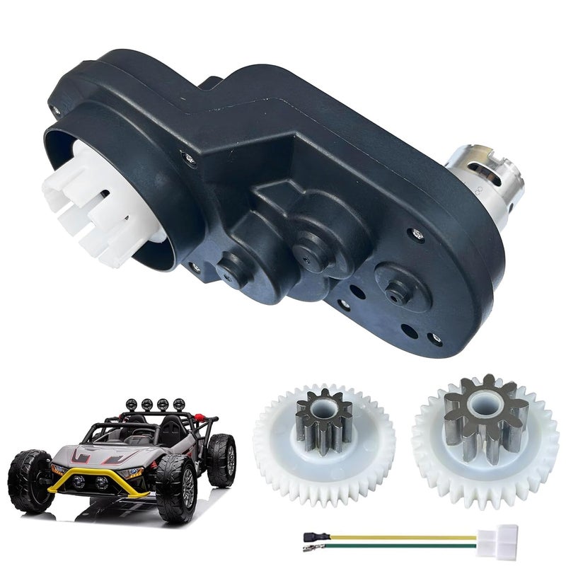 BUMPKAI 24 Volt RS555 35000RPM High Torque Power Wheels Motor Gearbox Upgrade Suitable for Realtree 24v UTV Parts/Dynacraft Disney/Batman Quad Parts/Dune Racer Motor,18V - Image 1